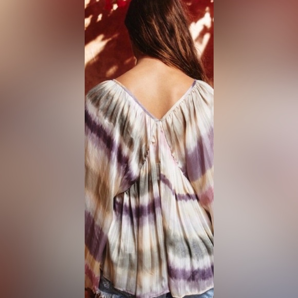 BUCKETLIST Purple Lurex Metallic Glitter Shine Knit Top - Picture 3 of 4